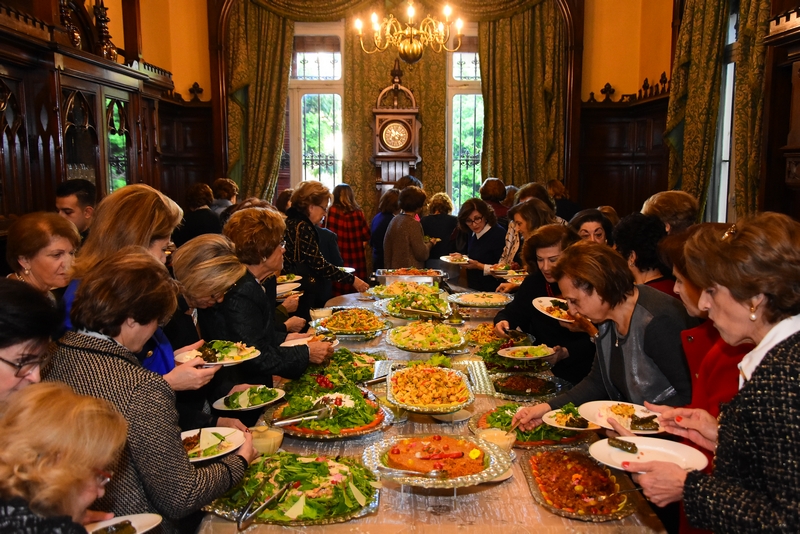 Young Women Christian Association lunch at Villa Linda Sursock